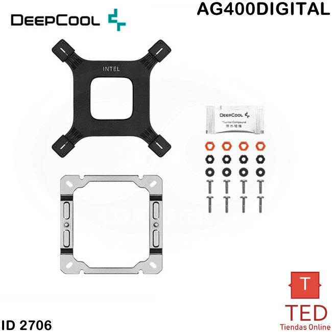 COOLER DISIPADOR PROCESADOR CPU DEEPCOOL AG400DIGITAL ID2706 - Imagen 2