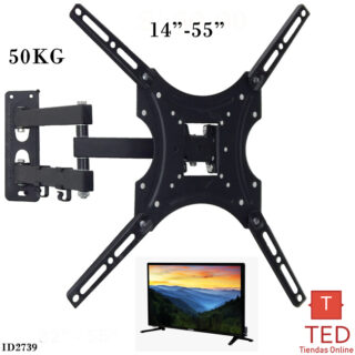 RACK TVO MONITOR  DE BRAZO MOVIBLE PARA 14"-55" RACKM1442 ID2739