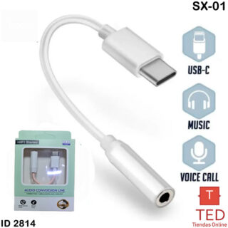 ADAPTADOR USB C 3.1 AUDIO 3.5M SUPORT MALLA  BD5503 ID2814