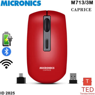 CAPRICE RED MIC  MOUSE BT WIFI RECARGABLE MICRONICS M713/3M ID2825