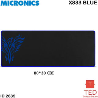 PAD MOUSE  BLACK MICRONICS 80*30CM X833 ID2635
