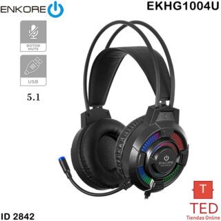 ACTIVE 5.1 AUDIFONO GAMER USB RAINBOW ENKORE EKHG1004U ID2842