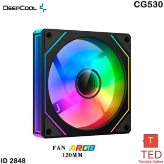 COOLER PARA CASE  DEEPCOOL  BLACK ARGB  CG530 ID2848