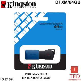 MEMORIA USB KINGSTON 64GB DTXM/64GB 3.2 ID2169