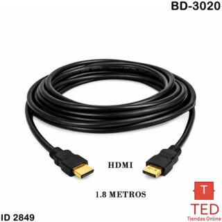 CABLE HDMI 1.8 METROS BD-3020 ID2849