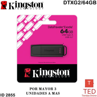 MEMORIA USB 64GB KINGSTON EXODIA 3.2 DTXG2/64GB ID2855